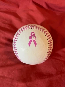 (1) OFICIAL RAWLINGS CÁNCER DE MAMA DÍA DE LA MADRE ROSA GRANDES LIGAS BÉISBOL RARO - Imagen 1 de 4