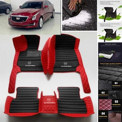 For Cadillac CTS wagon Car Floor Mats Carpet Waterproof Luxury Custom Foto 1 de 4