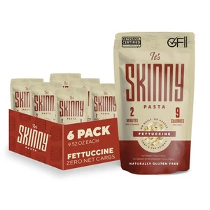 It’s Skinny Fettuccine— High Fiber & Gluten Free Fettuccine Pasta Low Cal... - Picture 1 of 5