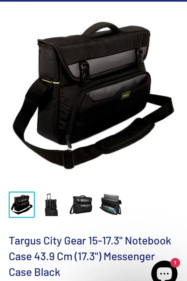Targus TCG270 City Gear II Messenger Notebook Case