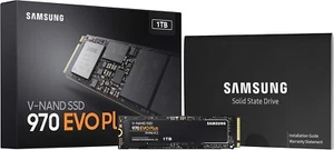 Samsung 970 EVO Plus 1TB M.2 NVMe Internal SSD - (MZ-V7S1T0B/AM) - Afbeelding 1 van 2