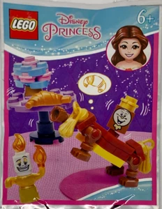 LEGO Disney Princess La Bella e la Bestia Cogsworth, Lumière & Sultan Foil Pack - Foto 1 di 1