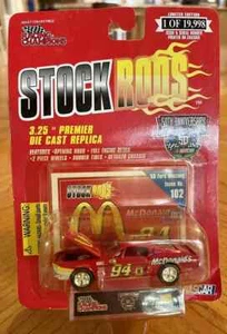 1968 MUSTANG BILL ELLIOTT FORD McDONALD'S ISSUE #102 STOCK ROD RACING CHAMPION - Picture 1 of 3