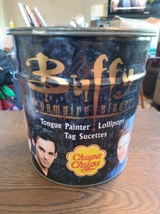 Buffy The Vampire Slayer Tongue Painter Lollipops Chupa Chups in LARGE Tin - Picture 1 of 7