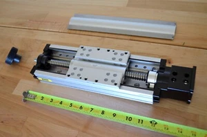 12" Parker 404XR Linear Actuator Precision Ground Ballscrew Nema23 100mm Travel - Picture 1 of 19