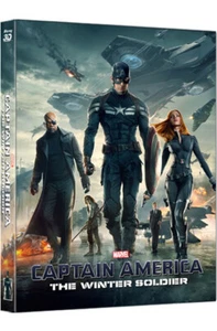 Captain America The Winter Soldier BLU-RAY 2D 3D Steelbook - Lenticular / WeET - Picture 1 of 3