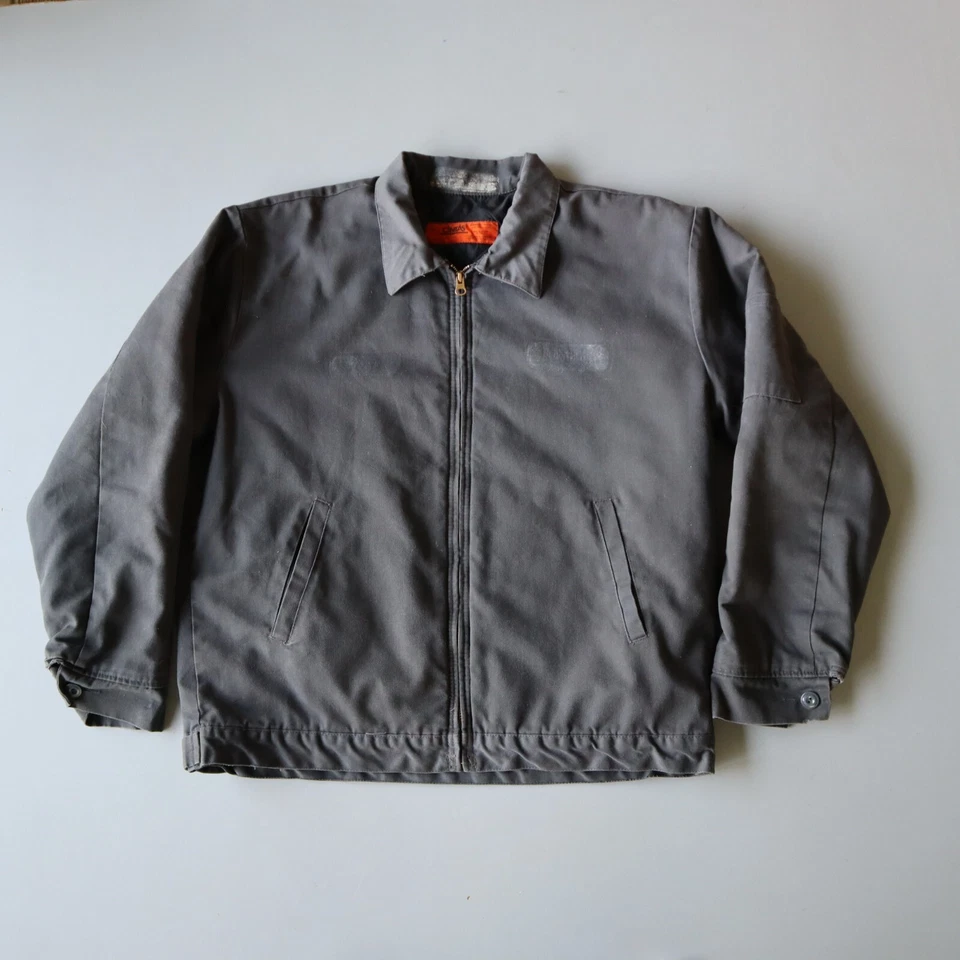 Vintage Utility Mechanics Bomber Jacket Workwear Large Gas Station Skater - Image 1 of 4