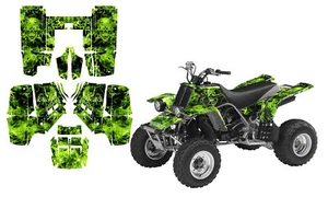 Yamaha Banshee 350 graphics custom full coverage kit #9500 Neon Green Zombie - Picture 1 of 7