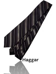Haggar Seidenkrawatte, 58" x 3", mehrfarbig gestreift. NB-8 - Bild 1 von 6