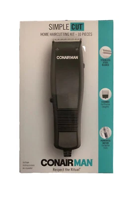BRAND NEW! CONAIR MAN HOME HAIRCUTTING KIT - 10 PIECES Foto 1 de 4