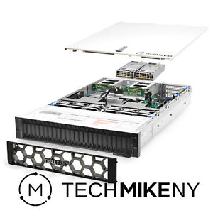 Dell PowerEdge R740xd NVMe Server 2x Gold 6154 3.00Ghz 36-Core 96GB H330