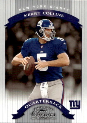 2002 Donruss Classics Kerry Collins 26 New York Giants - Image 1 of 2