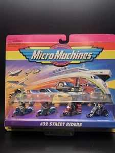 Vintage 1995 Galoob Micro Machines #32 Street Riders Indian Hardtail Cruiser Neu - Bild 1 von 7