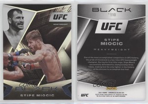 2021 Panini Chronicles UFC Panini Black Stipe Miocic #110