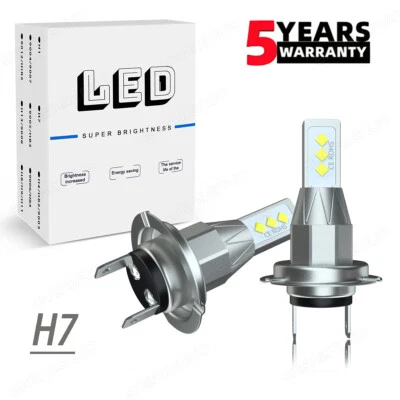 Kit de faros LED para Saab 9-3 2003-2007 H7 6000K bombillas blancas haz bajo Foto 1 de 4