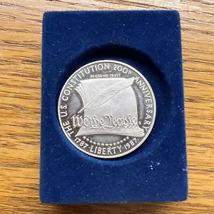 1 Oz Silver Dollar - US Constitution 200th Anniversary Coin - Picture 1 of 2