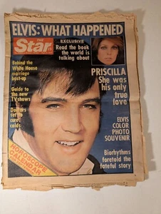 Sept 6 1977 The Star Elvis What Happened Cover Priscilla Photo Tabloid - Picture 1 of 3