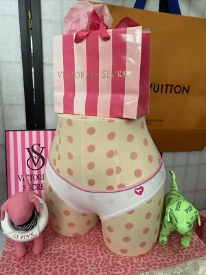 Victoria’s Secret “Pink” NWT VTG 2007 Women M Dog Logo X-Low Rise Bikini Panty - Image 1 of 4