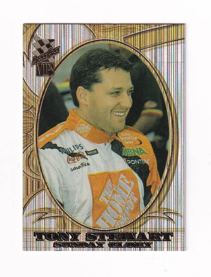 2002 VIP EXPLOSIVE LAZER NUMBERED PARALLEL #LX27 Tony Stewart #xxx/420! SCARCE! - Image 1 of 4