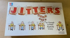VINTAGE JITTERS GAME MB GAMES 1987 100% COMPLETE VGC - Picture 1 of 8