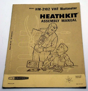 Heathkit Assembly Manual / HM-2102 VHF Wattmeter / Very Good Condition - Picture 1 of 1