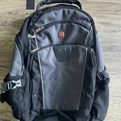 Swiss Gear Backpack Laptop Tablet Phone Accessories Black Large Unisex - Image 1 of 4