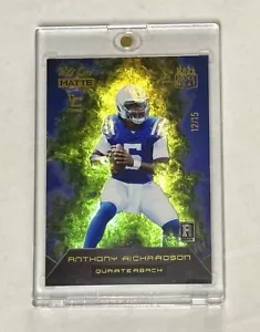 ANTHONY RICHARDSON ROOKIE “GREEN” REFRACTOR SSP Parallel Variation RC #’d/15 - Picture 1 of 4