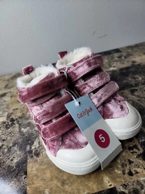 Cat & Jack Girls  toddler  sz 5 Ruby boot/ Sneaker Casual Faux Suede Mauve  - Image 1 of 4