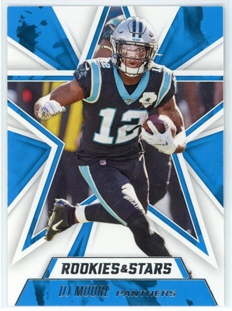 DJ Moore 2020 Panini Rookies & Stars #77 Carolina Panthers - Image 1 of 1