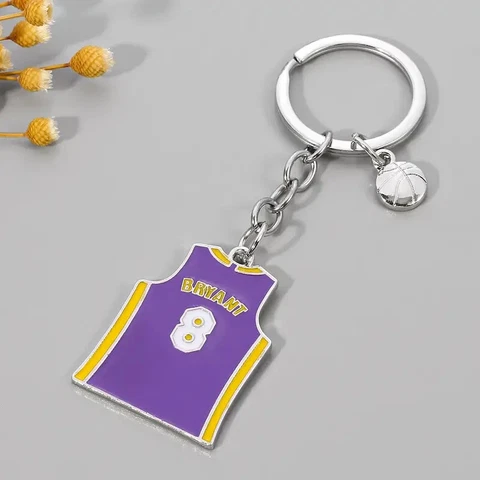 Kobe Bryant Lakers Jersey Keychain #8 - purple Cover