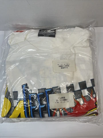 Vintage 2001  Jeff Gordon -24-Fired Up- Feel The Heat Racing T-Shirt Brand New Cover