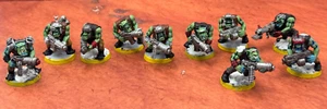 10x ORK BOYZ BUILT Orks Warhammer 40K - Picture 1 of 11