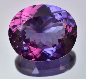 Flawless Natural Color-Change Sapphire 53.10 CT Certified Oval Loose Gemstone - Picture 1 of 8