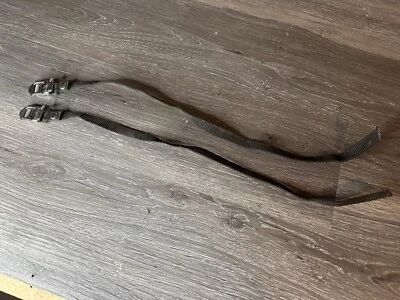 Wellgo Bike Pedal Straps for Pedal Toe Clips Black Webbed - Image 1 of 4