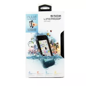 Lifeproof Nuud Waterproof Case for iPhone 5c Genuine Black Grey Clr New 2002-01 - Picture 1 of 2