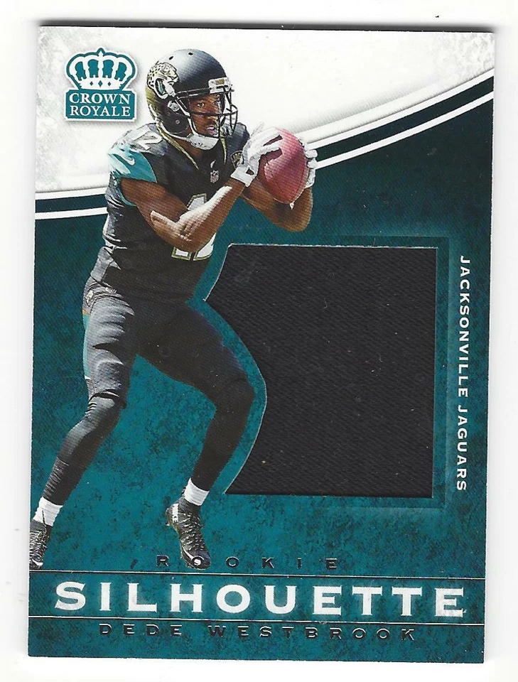 2017 Panini Crown Royale DeDe Westbrook Rookie Silhouette Jersey Card #15 NM-MT - Image 1 of 1