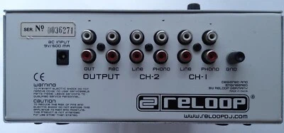 Reloop DJ Audio Mixer Alien Wrap Pro 2 Channel Stereo Musik Bearbeitung in Weiß - Bild 1 von 3