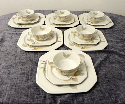 Speiseservice Erlengrund von Gallo Eckig Kaffeeservice 18 tlg für 6 Personen - Bild 1 von 4