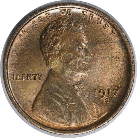 1917-S Lincoln Cent Choice BU Uncertified #1108 Cover