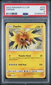 Zapdos CLC 012/034 Classic Collection 2023 Pokemon Card - PSA 9 MINT - Picture 1 of 2