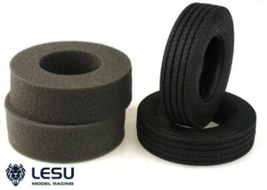 LESU Rubber Tires C Pairs For 1/14 RC DIY Car Tractor Truck Tamiye Model Parts - Picture 1 of 6