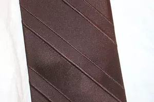 The Men's Shop Dress Neck tie 100% Polyester brown - Imagen 1 de 3