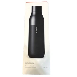 LARQ Pure Vis Technology bottiglia d'acqua autopulente 25 once nero ossidiana - Foto 1 di 5