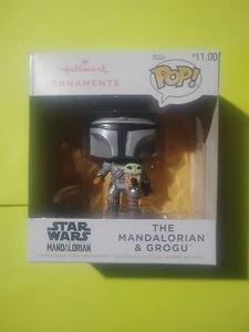 The Mandalorian and Grogu Hallmark Christmas Ornament Star Wars Funko Pop! - Bild 1 von 3