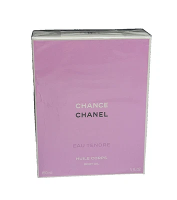 NUEVO Chance Chanel Eau Tendre Aceite Corporal 5 OZ *Caja Dañada Foto 1 de 4