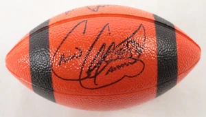 Calcio in miniatura Bengals firmato da Cris Colinsworth e Tom Dinkle NFL - Foto 1 di 5