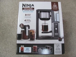 New Ninja Hot & Iced XL 12 Cup Coffee Maker with Rapid Cold Brew - CM371 Black - Picture 1 of 14