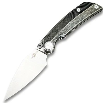 TwoSun M390 Pocket Knife SLIP JOINT Folding Blade Titanium Handle Black TS164 - Image 1 of 4