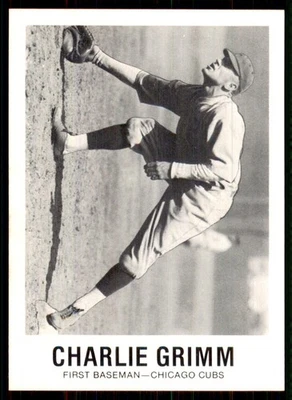 1980 TCMA Renata Galasso #115 Charlies Grimm Chicago Cubs - Image 1 of 2