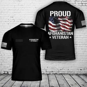 Camicia personalizzata nome US Army Afghanistan veterano 3D militare AOP S-5XL - Foto 1 di 2